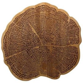 Totally Bamboo Totally Bamboo Tree of Life Cutting and Serving Board 13 inch