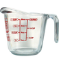 Harold Import Company Inc. HIC Glass Measuring  Cup Oven Proof 1 Cup