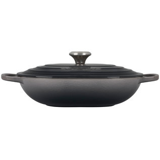 Le Creuset Le Creuset Signature Oval Casserole 3.75 qt Oyster Grey