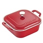 Staub Staub Ceramic Covered Square Baking Dish 9 inch Cherry