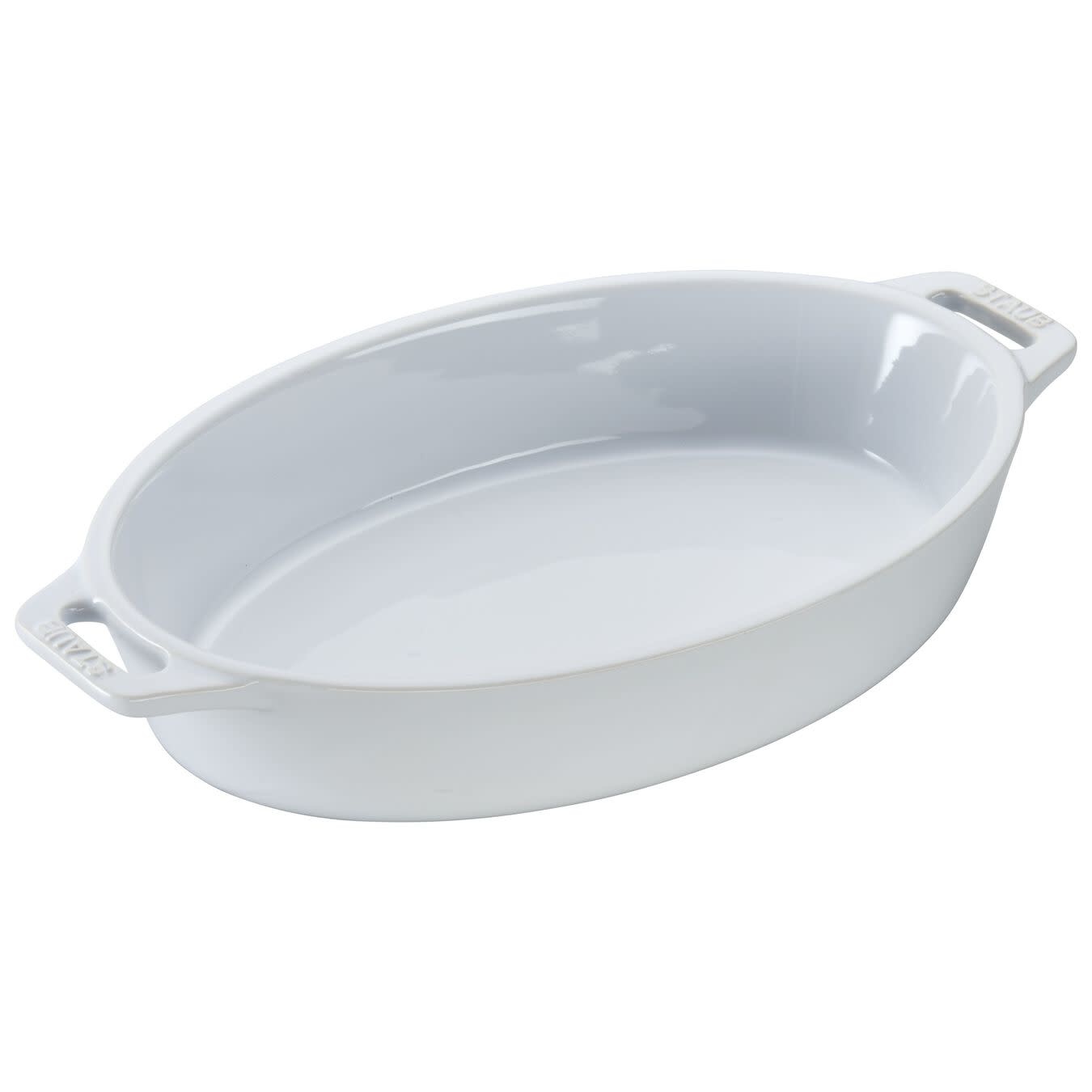 Staub Ceramic Oval Baking Dish 11 inch White - Murphy's Department