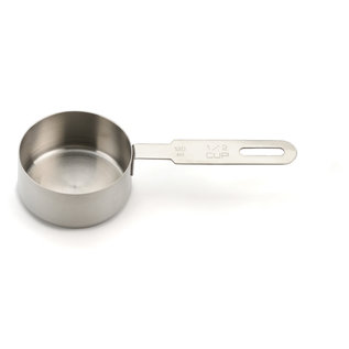 RSVP RSVP Endurance Stainless Steel Measuring Cup 1/2  Cup