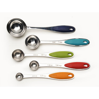 RSVP RSVP Colorful Measuring Spoons Set of 5