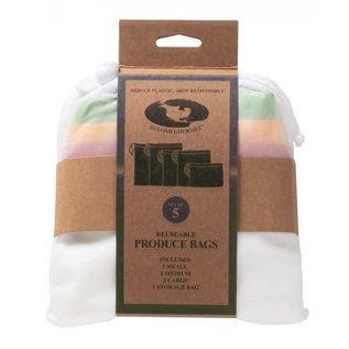 Harold Import Company Inc. HIC Beyond Gourmet Produce Bags set of 5