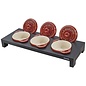 Staub Staub Accessories Black Wood Stand holds 3 Mini Cocottes, STAND ONLY