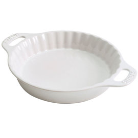 Staub Staub Ceramic Pie Dish 9" White NO BOX