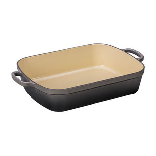 Le Creuset Le Creuset Signature Rectangular Roaster 7 Qt Oyster Grey