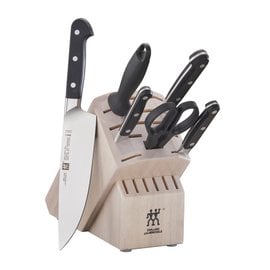 Zwilling J.A. Henckels Zwilling Pro Rubberwood 7 pc Knife Block Set White