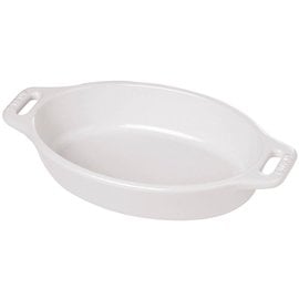 Staub Staub Ceramic Oval Baking Dish 11 inch White NO BOX