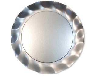 Sophistiplate Paper Charger Plates 2 Packs Petalo Cobalt Blue 45UJ