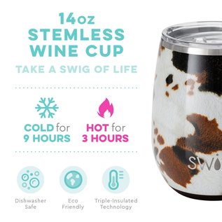 Swig Swig Stemless Wine Cup 14 oz Hayride