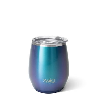 Swig Swig Stemless Wine Cup 14 oz  Shimmer Mermazing