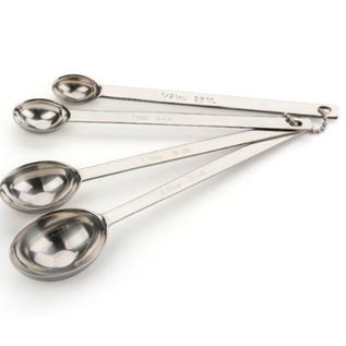 RSVP RSVP Endurance Stainless Steel Long Handled Measuring Spoons Set of 4