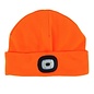 DM Merchandising Inc DM Merchandising Night Scope Sportsman Rechargeable LED Beanie Orange