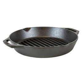 Lodge Cast Iron Lodge Cast Iron Dual Handle Grill Pan 12 inch