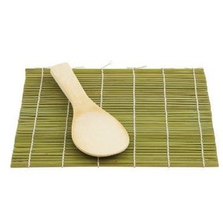 Harold Import Company Inc. HIC Helen's Asian Kitchen Sushi Mat with Paddle
