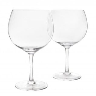 Final Touch Final Touch Gin Lead-Free Crystal Glasses set of 2