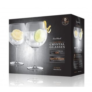 Final Touch Final Touch Gin Lead-Free Crystal Glasses set of 2