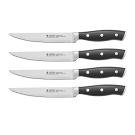 Zwilling J.A. Henckels HENCKELS Forged Accent 4 pc Steak Knife Set Black 2024 KICKER