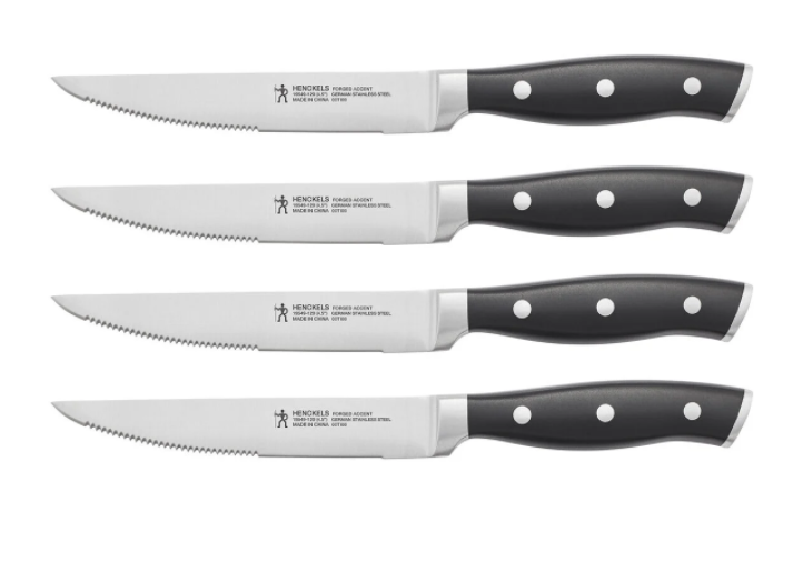 Henckels Forged Accent 4-Piece Steak Knife Set