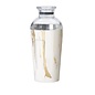 OGGI OGGI Groove Double Wall Stainless Steel Cocktail Shaker 17 oz white gold marble