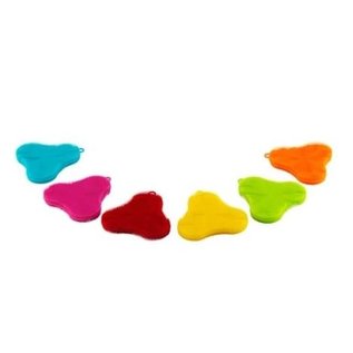 Kuhn Rikon Kuhn Rikon Stay Clean Silicone Scrubber Clover Assorted