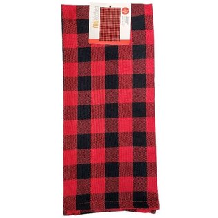 MUkitchen MUkitchen Buffalo Stripe Towel Red + Black