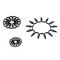 Kuhn Rikon Kuhn Rikon Trivet and Pan Guard Set/3 - one 5.5" and two 6.25" (black)