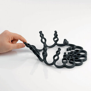 Kuhn Rikon Kuhn Rikon Trivet and Pan Guard Set/3 - one 5.5" and two 6.25" (black)