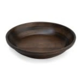 Lipper Lipper Walnut Finish Serving Bowl with Lip Large  --  CLOSEOUT