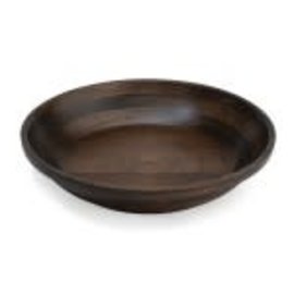 Lipper Lipper Walnut Finish Serving Bowl with Lip Large