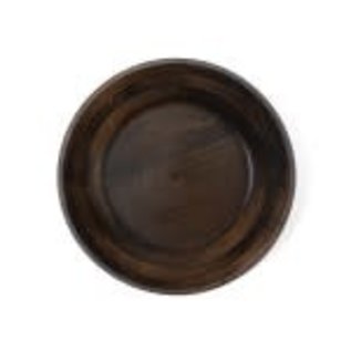 Lipper Lipper Walnut Finish Serving Bowl with Lip Large