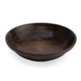 Lipper Lipper Walnut Finish Serving Bowl with Lip Medium
