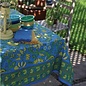 Mahogany USA Mahogany Emily Blue Printed Tablecloth 60x60 inch