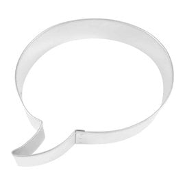 R&M Conversation Bubble Cookie Cutter 4.25"