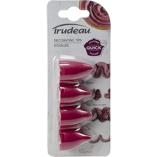 Trudeau Starter Plastic Tips set of 4 DISCONTINUED