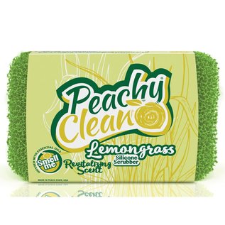 Harold Import Company Inc. HIC Peachy Clean Silicone Dish Scrubber Lemongrass single