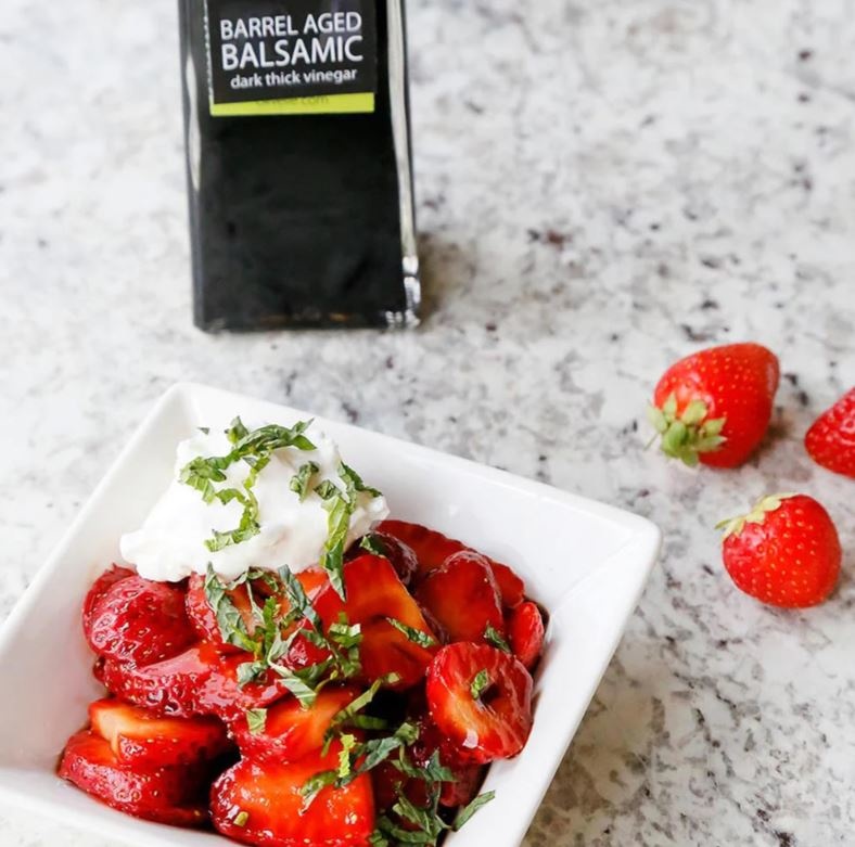 Barrel Aged Balsamic Strawberries