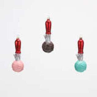 One Hundred 80 Degrees One Hundred 80 Degrees Ornament Ice Cream Scoop Assorted SOLD INDIVIDUALLY
