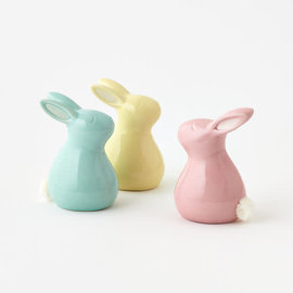 One Hundred 80 Degrees One Hundred 80 Degrees Bunny Figurine Ceramic 5.5" Assorted Sold Individually CLOSEOUT