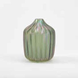 One Hundred 80 Degrees One Hundred 80 Degrees Ripple Vase Glass 9.5"