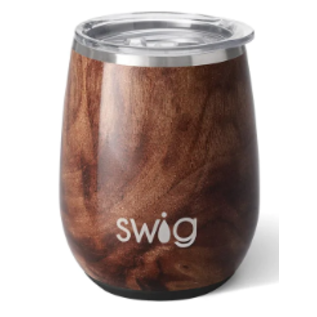 Swig Swig Black Walnut Stemless Wine Cup 14oz