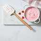 Le Creuset Le Creuset L'Amour Collection White Spatula with Pad Printed Design
