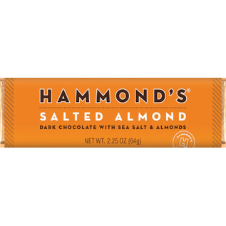 Hammond's Candies Hammond's Natural Salted Almond Dark Chocolate Candy Bar