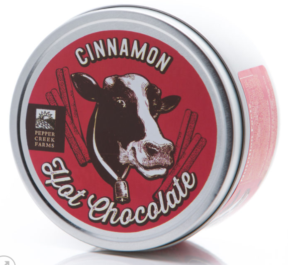 Pepper Creek Farms Cinnamon Hot Chocolate 8 oz Tin MIO Murphy's
