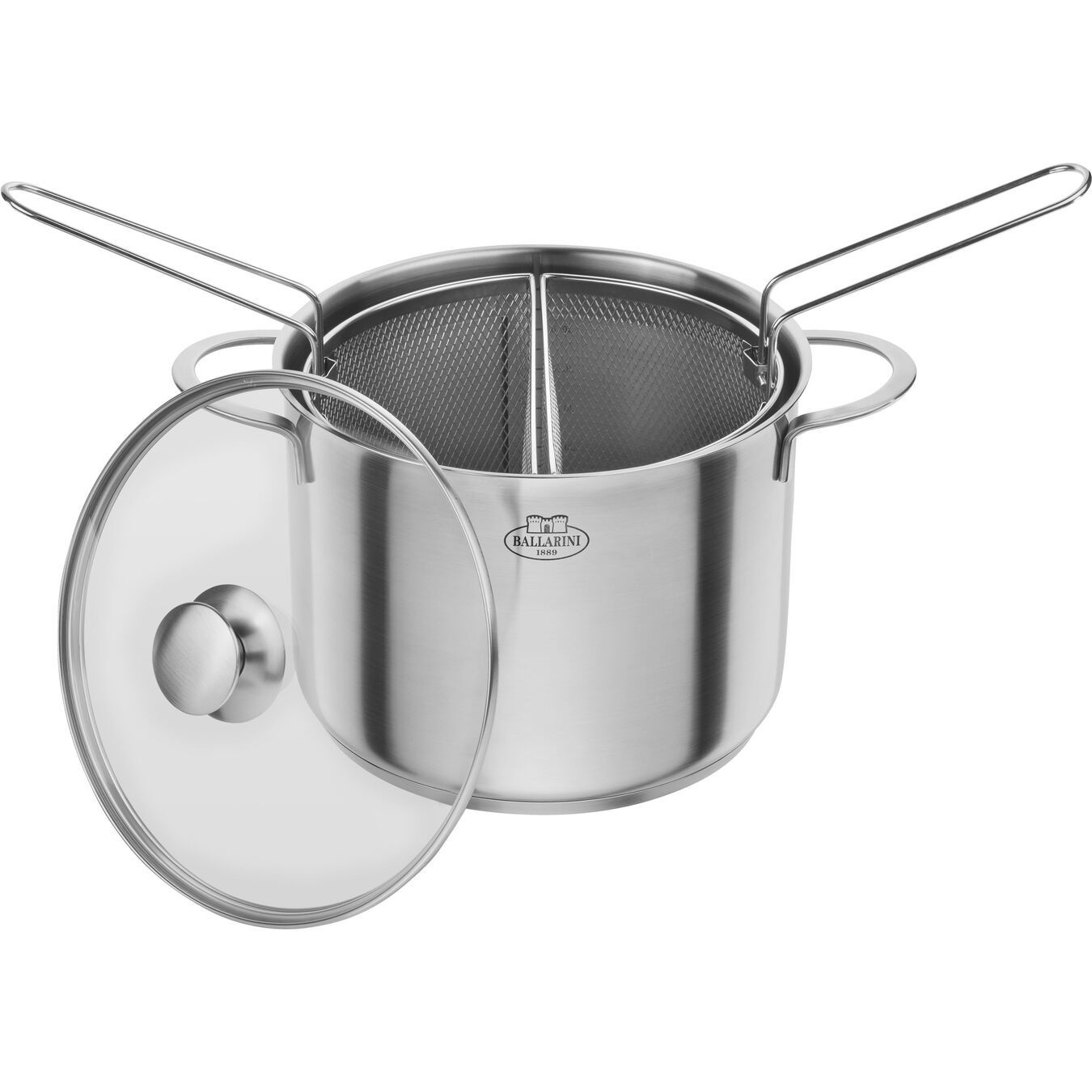 Ballarini Ancona Pasta Pot Stainless Steel 8.5 qt 2023 KICKER - Murphy's  Department Store