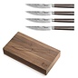 Cangshan Cangshan Haku 4 Piece Fine Edge Steak Knife Set in Walnut Wooden Box