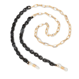 Peepers ColorBlock Link Chain Onyx