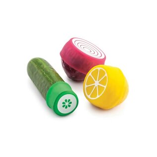 Harold Import Company Inc. HIC Joie Fresh Stretch Silicone Covers Produce set of 3