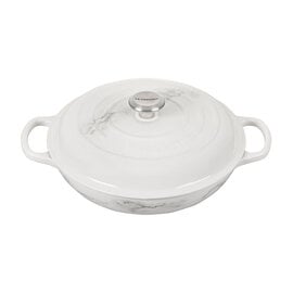 Le Creuset Le Creuset Signature Braiser 3.5 Qt Marble LIMITED